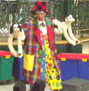 portrait de clown ventriloque